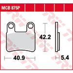 Remblokset TRW MCB875P