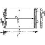 Condensator, airconditioning MAHLE AC 665 000P