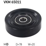 Poulie de renvoi/de guidage, courroie trapézoïdale SKF VKM 65011