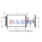Condensator, airconditioning AKS DASIS 562003N