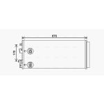 Lauhdutin, ilmastointi AVA COOLING OL5690D