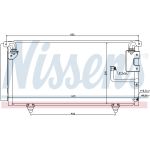 Condensator, airconditioning NISSENS 940091