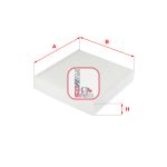 Innenraumfilter SOFIMA S 3256 C