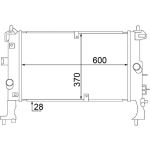 Arrefecedor do motor MAHLE CR 1500 000S