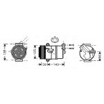 Klimakompressor AVA COOLING OLAK428