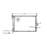 Motorkylare AVA COOLING BW2343