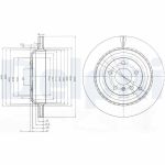 Bromsskiva DELPHI BG4030