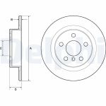 Disque de frein DELPHI BG4812C