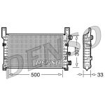 Motorradiateur  DENSO DRM10035