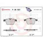 Juego de pastillas de freno, freno de disco BREMBO P 36 027