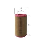 Luftfilter BOSCH FILTRY F 026 400 184