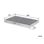 Innenraumluftfilter mit Aktivkohle FILTRON K 1468A