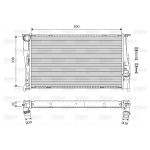 Radiateur, refroidissement du moteur VALEO 701601