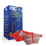 Remblokset EBC BRAKES Red Stuff DP3612C, voor