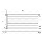 Condensator, airconditioning VALEO VAL822576