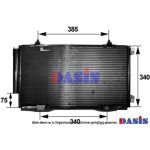 Condensator, airconditioning AKS DASIS 212980N