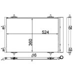 A/C-kondensor MAHLE AC 40 000P