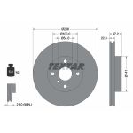 Disque de frein TEXTAR 92090500 avant, ventilé, 1 pièce