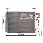 Condensator, airconditioning VAN WEZEL 82005189