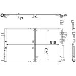 Condensator, airconditioning MAHLE AC 510 000S
