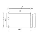Condensator, airconditioning MAHLE AC 798 000S