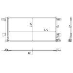 Condensator, airconditioning MAHLE AC 961 000S