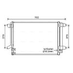 Condensator, airconditioning AVA COOLING VN5330D