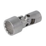 Zwölfkantnuss 3/8 zoll TOPTUL 12k 19mm mit Gelenk