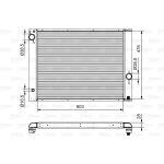 Motorkylare VALEO 734396