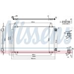 Condensator, airconditioning NISSENS NIS 941296