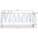 Condensator, airconditioning NISSENS 940051