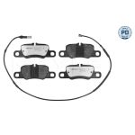 Kit pastiglie freno, freno a disco MEYLE 025 245 5416/PD
