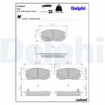 Remblokset DELPHI LP4029
