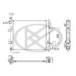 Motorkühler KOYORAD PL823157