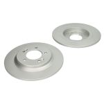 Discos de freno DELPHI BG4819C trasero, macizo, 2 Pieza