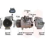 Compressor, ar condicionado VAN WEZEL 3000K682
