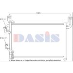 Condensator, airconditioning AKS DASIS 092062N