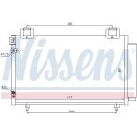 Condensatore, impianto di climatizzazione NISSENS 94730