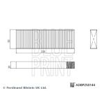 Kit de filtros, recirculación aire habitáculo BLUE PRINT ADBP250144