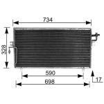 Condensator, airconditioning MAHLE AC 187 000S