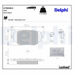 Remblokset DELPHI LP3848LC
