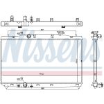 Radiador, refrigeración del motor NISSENS 606294