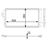 Condensator, airconditioning MAHLE AC 56 000P