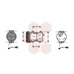 Klimakompressor VAN WEZEL 1800K283
