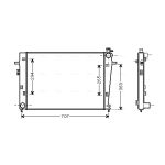 Motorkühler AVA COOLING HY2204