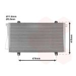 Condensator, airconditioning VAN WEZEL 43005352