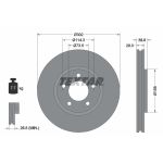 Disco de freno TEXTAR 92108200 frente, ventilado, 1 pieza
