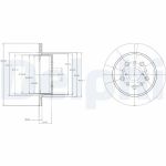 Disque de frein DELPHI BG4216