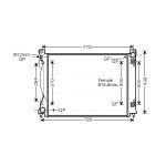 Motorkühler AVA COOLING AI2236