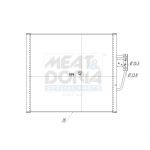 Condenseur (climatisation) MEAT & DORIA 991240